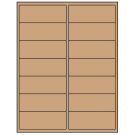 4" x 1.5"  Sheet Label