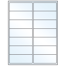 4" x 1.5"  Sheet Label