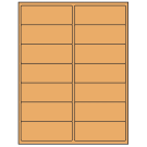 4" x 1.5"  Sheet Label