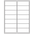 4" x 1.5"  Sheet Label