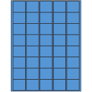 1.5" x 1.35"  Sheet Label