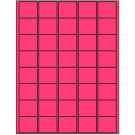 1.5" x 1.35"  Sheet Label