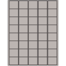 1.5" x 1.35"  Sheet Label