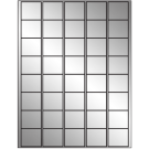 1.5" x 1.35"  Sheet Label