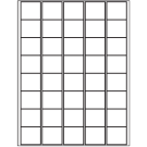 1.5" x 1.35"  Sheet Label