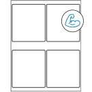 4" x 4.5"  Sheet Label