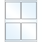 4" x 4.5"  Sheet Label