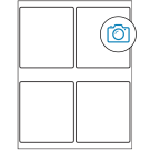 4" x 4.5"  Sheet Label