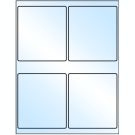4" x 4.5"  Sheet Label