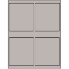 4" x 4.5"  Sheet Label