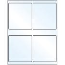 4" x 4.5"  Sheet Label