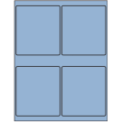 4" x 4.5"  Sheet Label