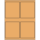 4" x 4.5"  Sheet Label