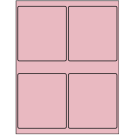 4" x 4.5"  Sheet Label