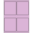 4" x 4.5"  Sheet Label