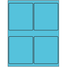 4" x 4.5"  Sheet Label