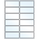 4" x 1.625"  Sheet Label