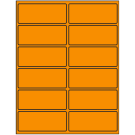 4" x 1.625"  Sheet Label