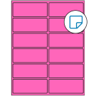 4" x 1.625"  Sheet Label