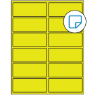 4" x 1.625"  Sheet Label