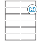 4" x 1.625"  Sheet Label