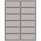 4" x 1.625"  Sheet Label