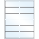 4" x 1.625"  Sheet Label