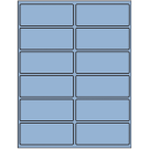 4" x 1.625"  Sheet Label