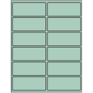 4" x 1.625"  Sheet Label