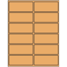 4" x 1.625"  Sheet Label