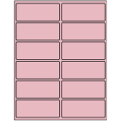 4" x 1.625"  Sheet Label