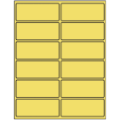 4" x 1.625"  Sheet Label