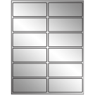 4" x 1.625"  Sheet Label