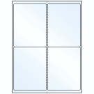 4" x 5"  Sheet Label