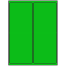 4" x 5"  Sheet Label