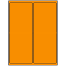 4" x 5"  Sheet Label