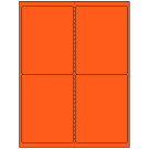 4" x 5"  Sheet Label