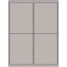 4" x 5"  Sheet Label