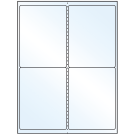 4" x 5"  Sheet Label
