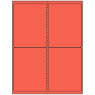 4" x 5"  Sheet Label