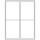 4" x 5"  Sheet Label