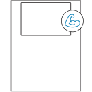 6" x 4"  Sheet Label