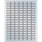 1" x 0.375"  Sheet Label