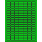 1" x 0.375"  Sheet Label