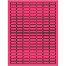 1" x 0.375"  Sheet Label