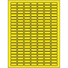 1" x 0.375"  Sheet Label