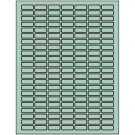1" x 0.375"  Sheet Label