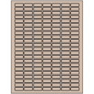 1" x 0.375"  Sheet Label