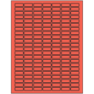 1" x 0.375"  Sheet Label