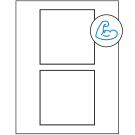 4.5" x 4.5"  Sheet Label